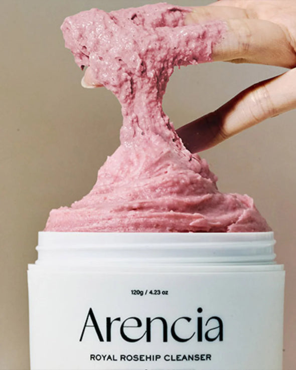Arencia Fresh Rosehip Rice Mochi Cleanser/ غسول و مقشر لطيف بالروزهيب