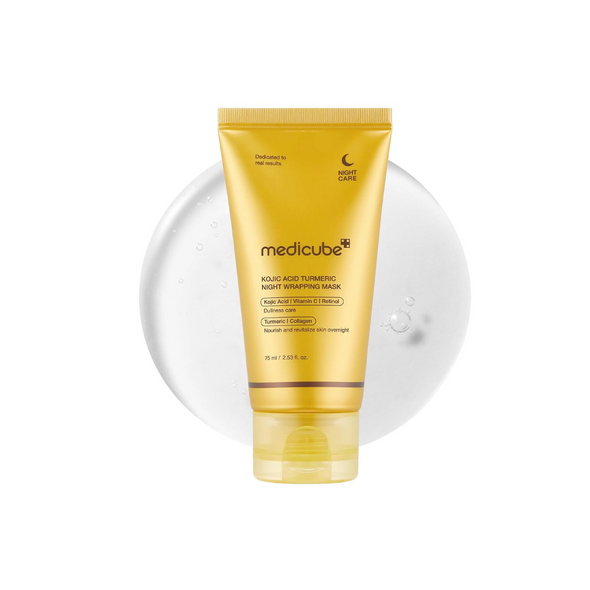 Medicube Kojic Acid Turmeric Night Wrapping Mask/ماسك النوم بالكركم و حمض الكوجيك