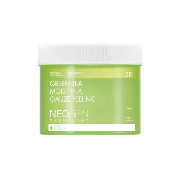 Buy NEOGEN Dermalogy Green Tea Moist PHA Gauze Peeling Pads Online in Oman