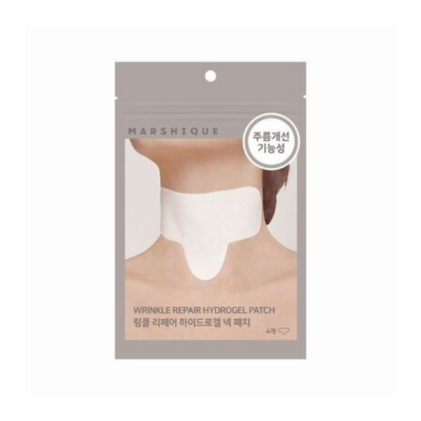 MARSHIQUE Wrinkle Repair Hydrogel Neck Patch/ ماسك لتجاعيد الرقبة