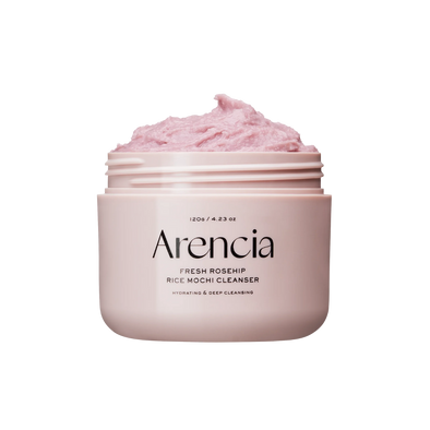 Arencia Fresh Rosehip Rice Mochi Cleanser/ غسول و مقشر لطيف بالروزهيب