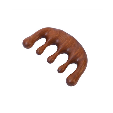 Wooden Massage Comb for Head and Scalp