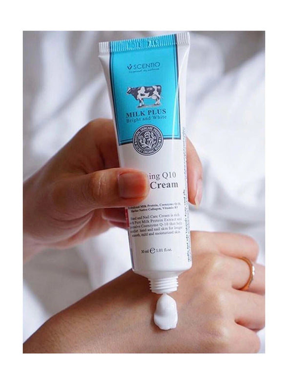 Scentio Milk Plus Whitening Q10 Hand Cream