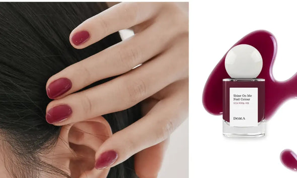 Beauty of Joseon Dear.A Shine On Me Nail Color - #SE24 Avignon Chateau: Wine violet color - Oman