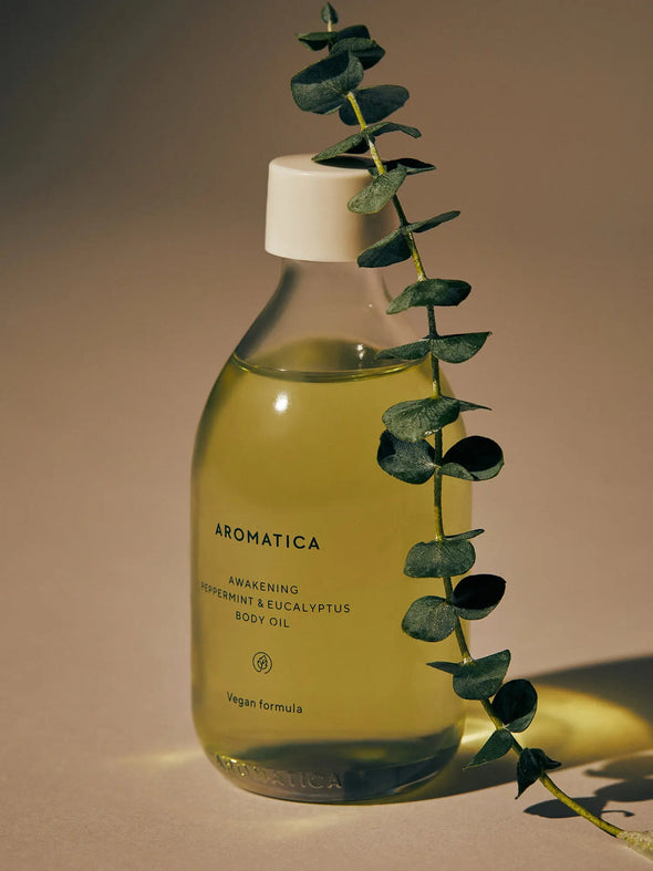 Shop AROMATICA Awakening Body Oil Peppermint & Eucalyptus Online in Oman